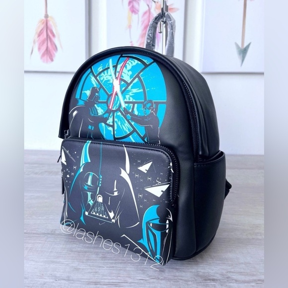 DANIELLE NICOLE Star Wars Darth Vader Backpack Black - Picture 2 of 7